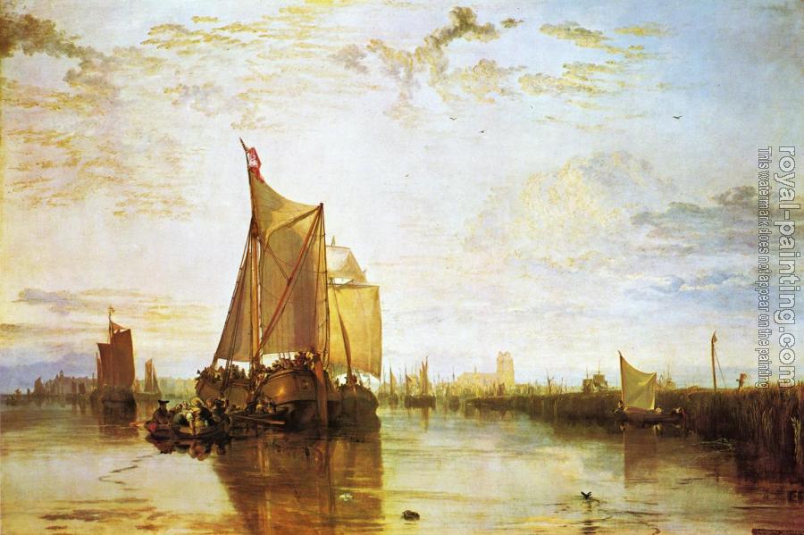 Joseph Mallord William Turner : Dort, the Dort Packet-Boat from Rotterdam Bacalmed